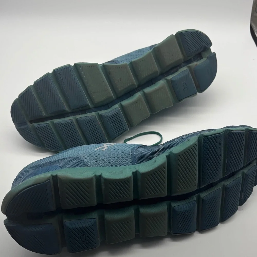 On Running Cloud X Mens 14 Teal Green Mesh Athletic Training Shoes Low Top